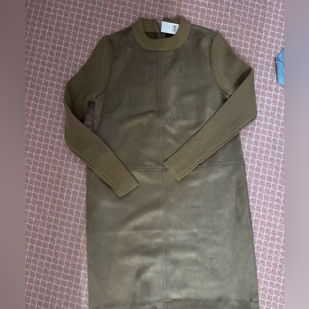 Light Brown Sweater Dress